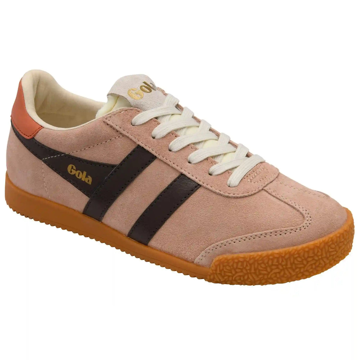 Gola Classics Women's Elan Sneakers - Cameo/Mocha/Hot Coral
