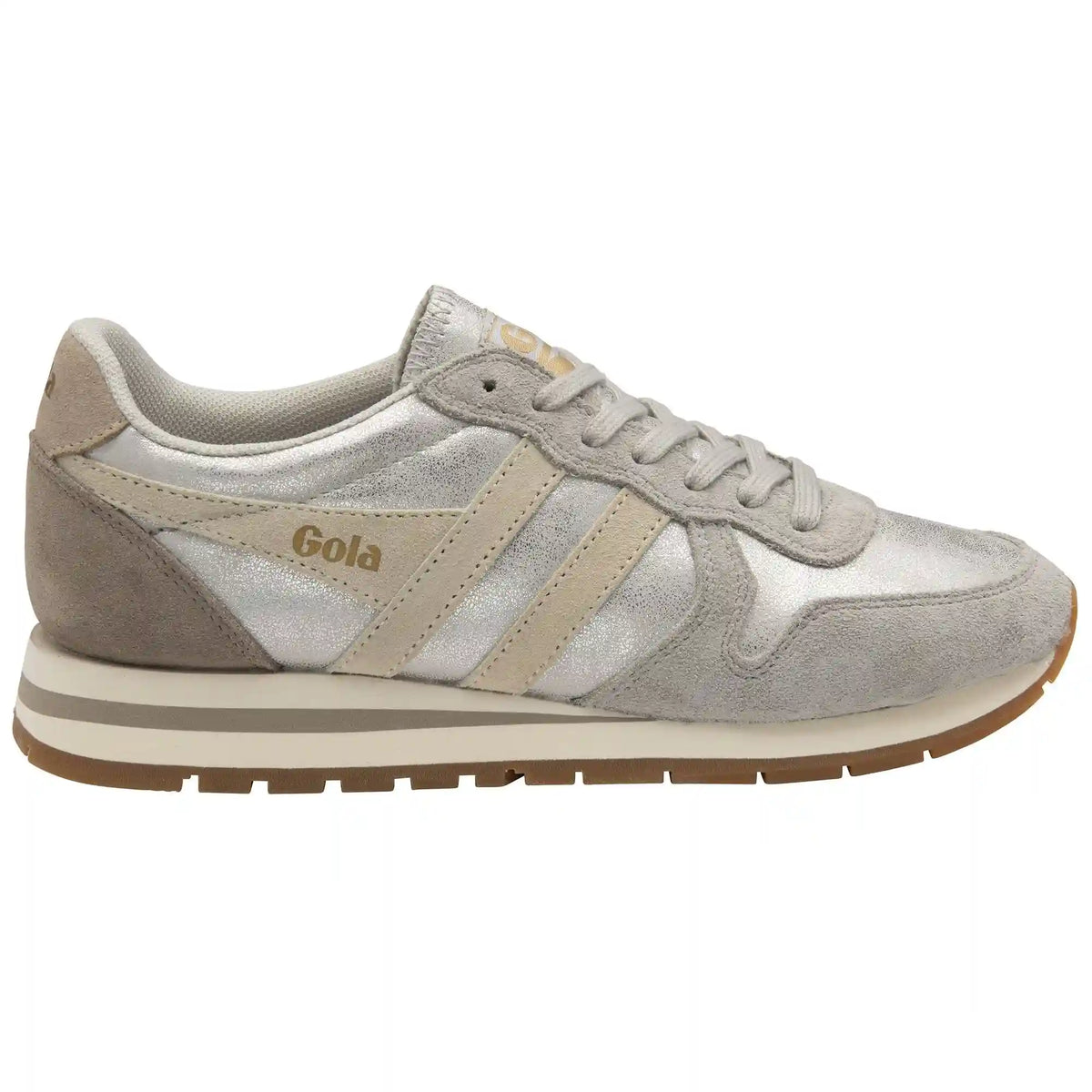 Gola Classics Women's Daytona Blaze Sneakers - Silver/Wheat/Feather Grey
