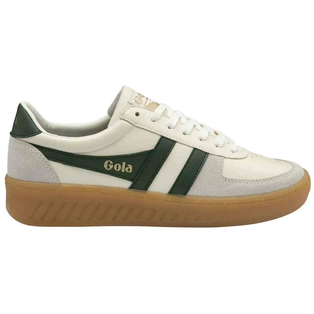 Gola Classics Men's Grandslam Elite Sneakers - Off White/Evergreen/Gum