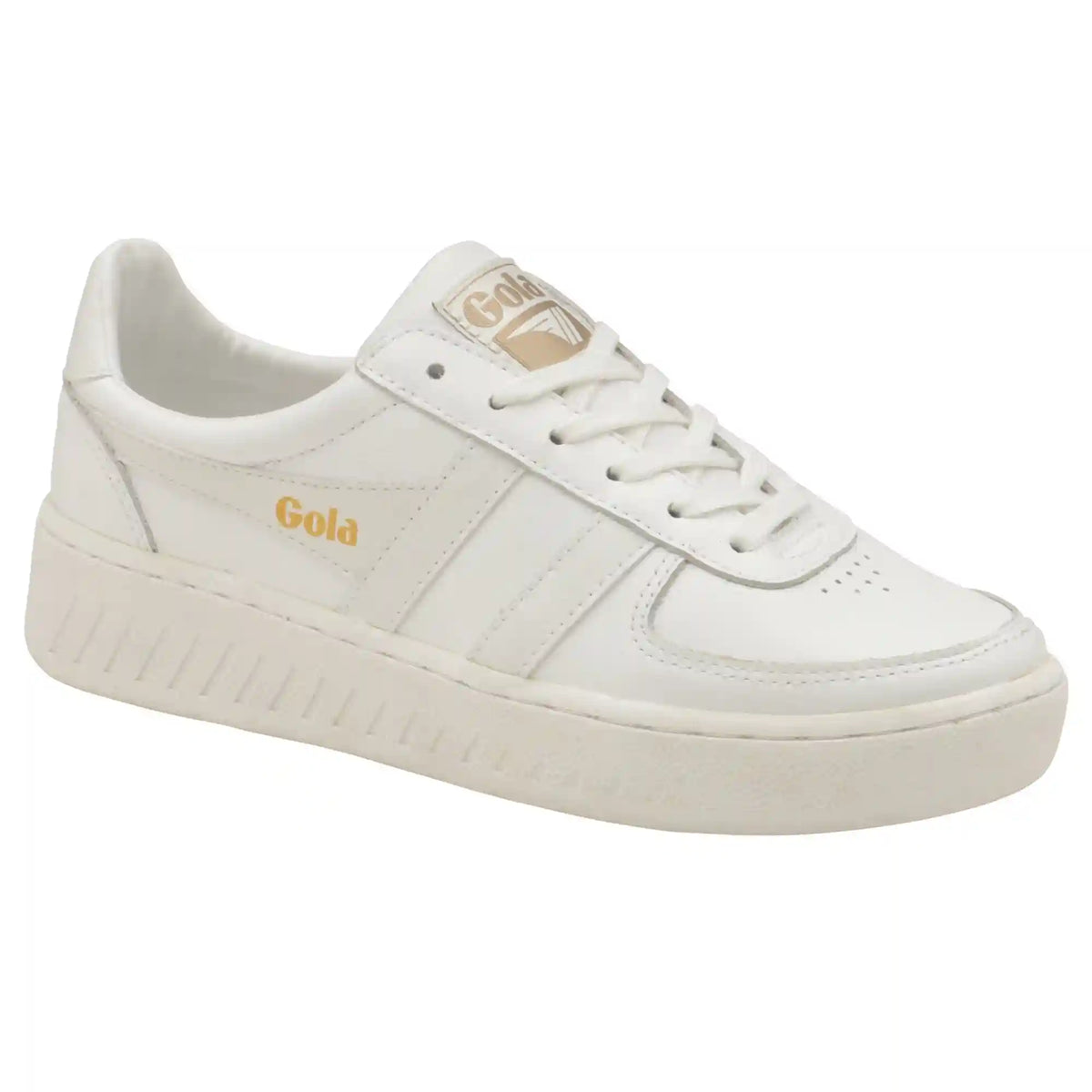 Gola Classics Women's Grandslam Leather Sneakers - White/White/White