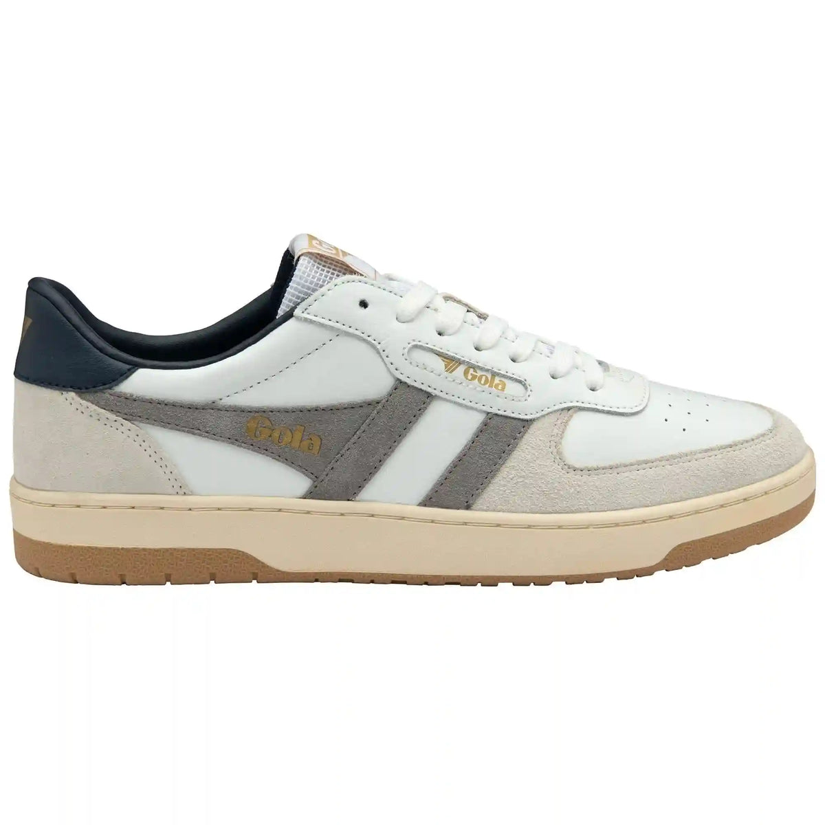 Gola Classics Men's Hawk Sneakers - White/Cement/Navy